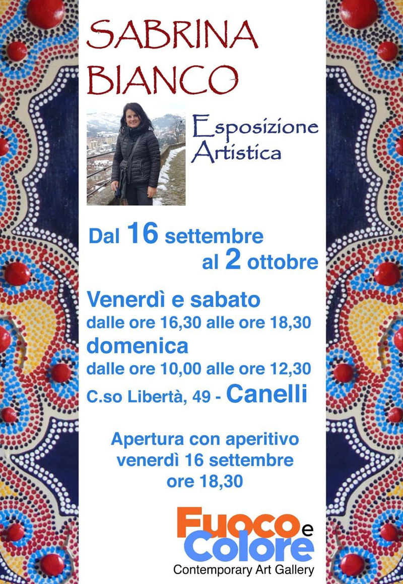 Mostra personale retrospettiva - sabrina Bianco